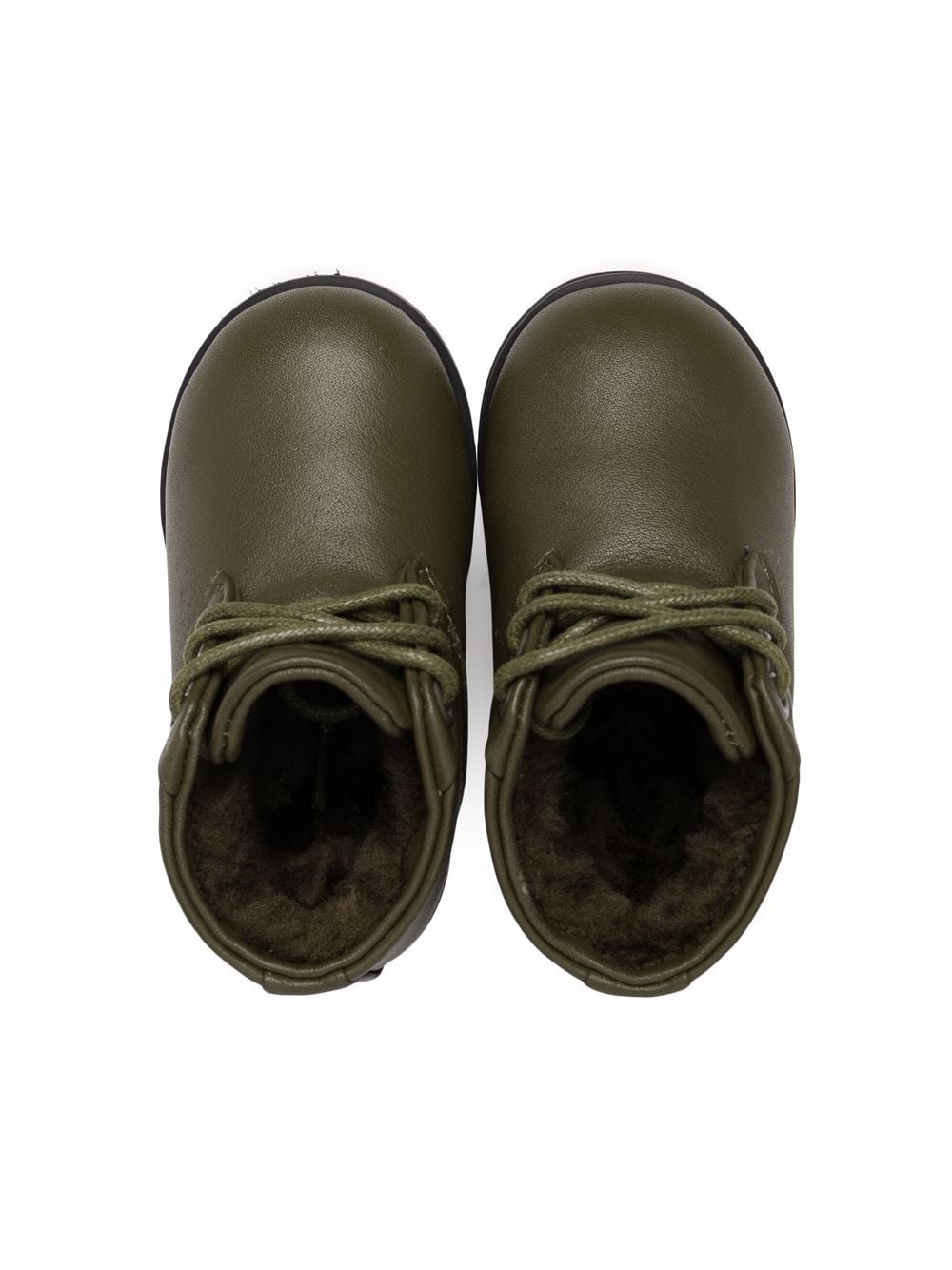 Shop Age Of Innocence Gents Lace-up Leather Ankle Boots In Green