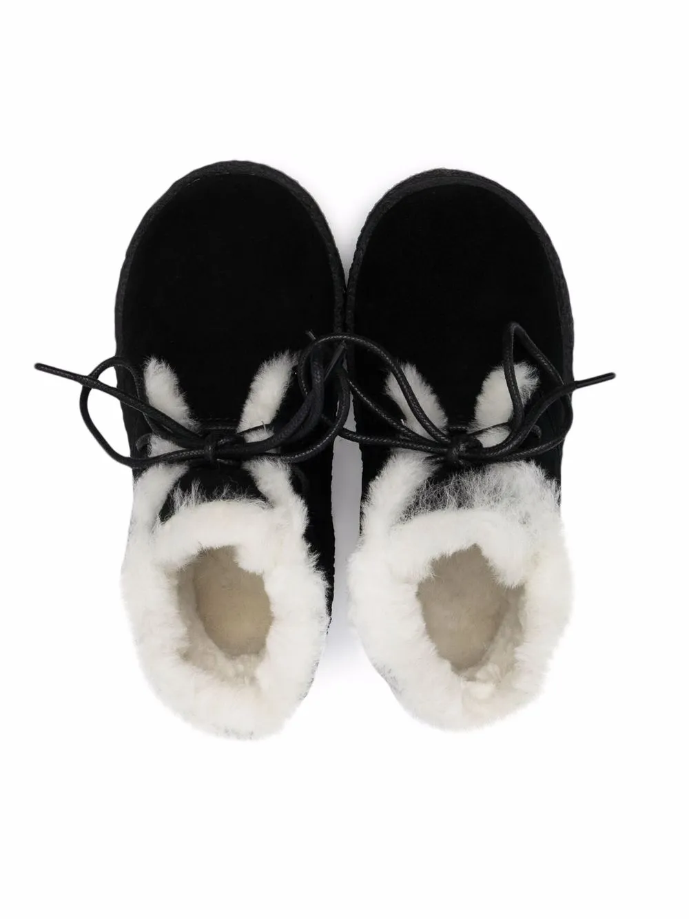 Age of Innocence Cora enkellaarzen met veters Zwart