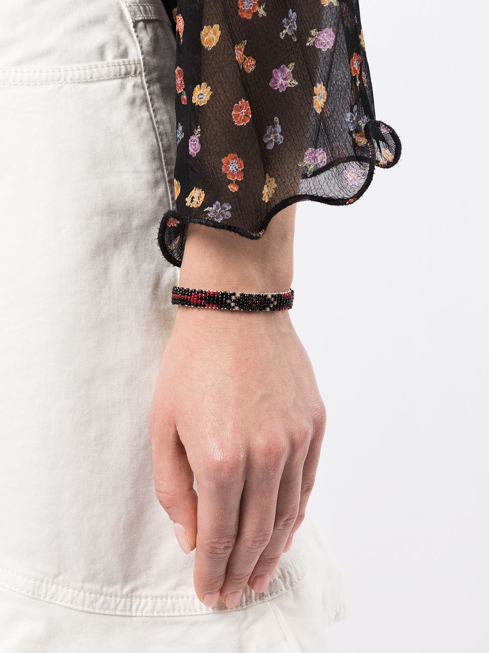 ISABEL MARANT Armband met kralen - Zwart