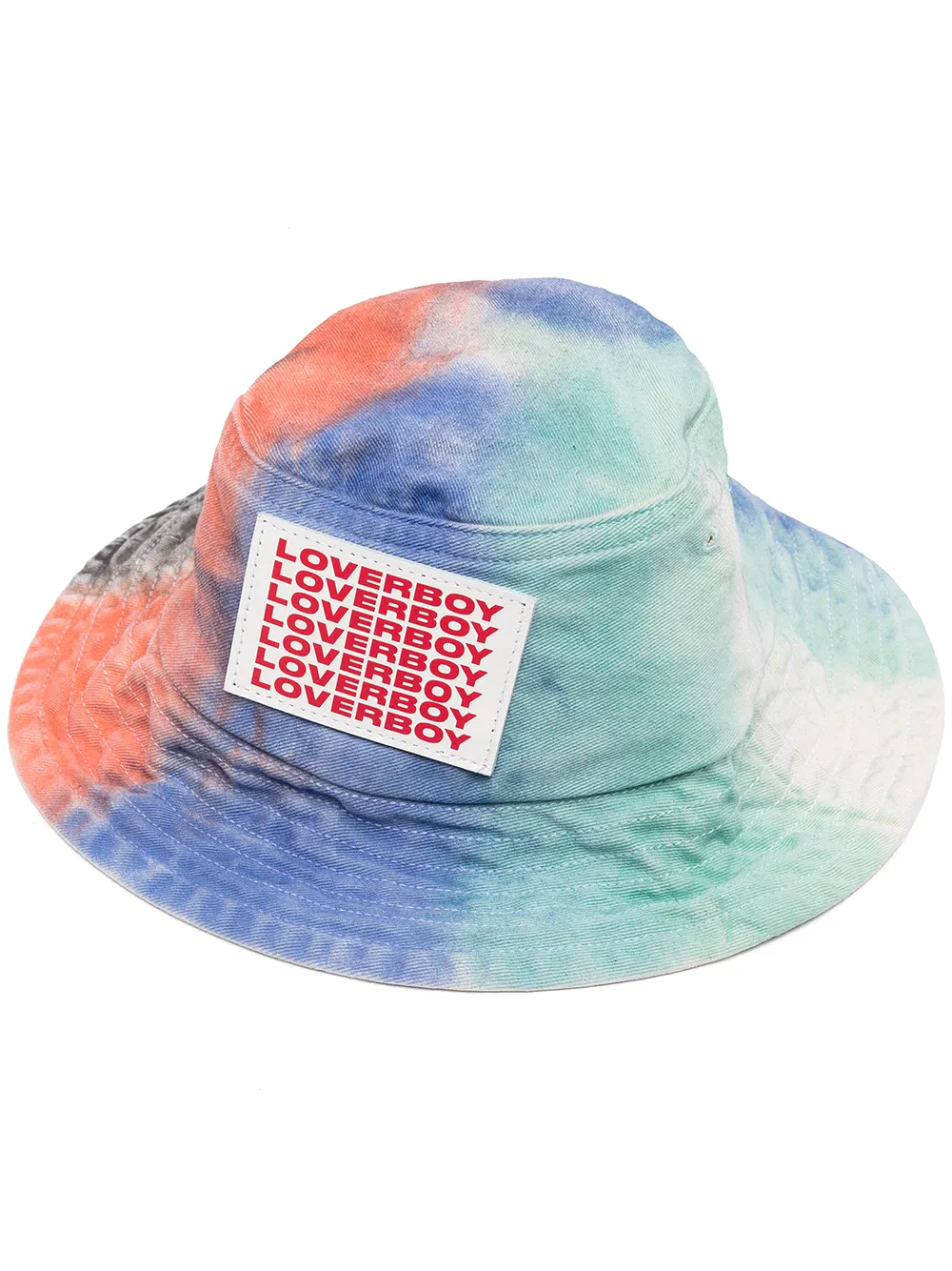 

Charles Jeffrey Loverboy gorro de pescador con motivo tie-dye - Multicolor