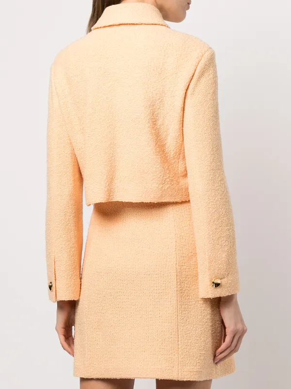 St. John tweed-knit Cropped Jacket 