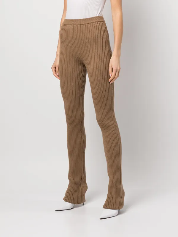 St. John ribbed-knit Wool Trousers 