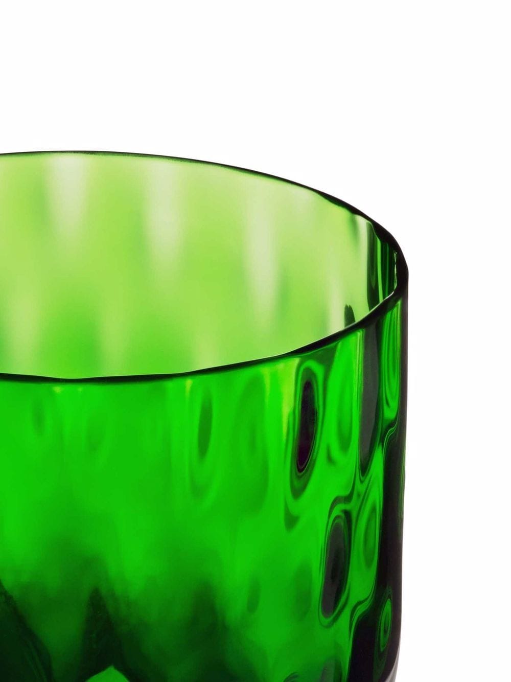 Shop Dolce & Gabbana Hand-blown Murano Shot Glasses (set Of 2) In Green