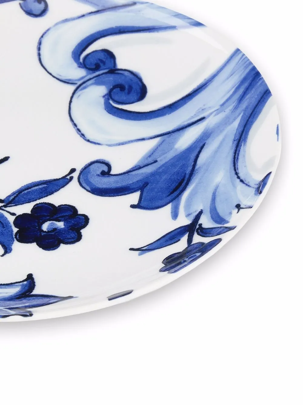 Dolce & Gabbana Set di 2 piattini da pane con stampa Blu Mediterraneo | Image 5