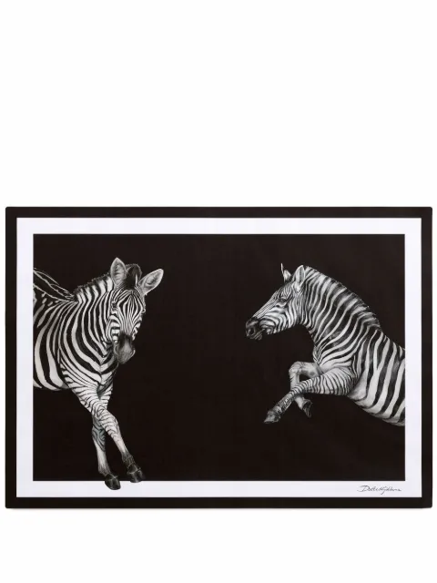 Dolce & Gabbana zebra-print paper placemats (set of 36)