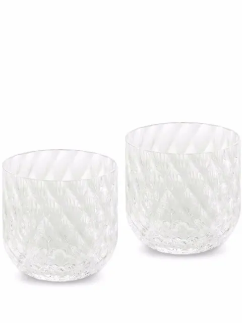 Dolce & Gabbana hand-blown Murano shot glasses (set of 2)