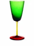 Dolce & Gabbana hand-blown Murano white wine glass - Green