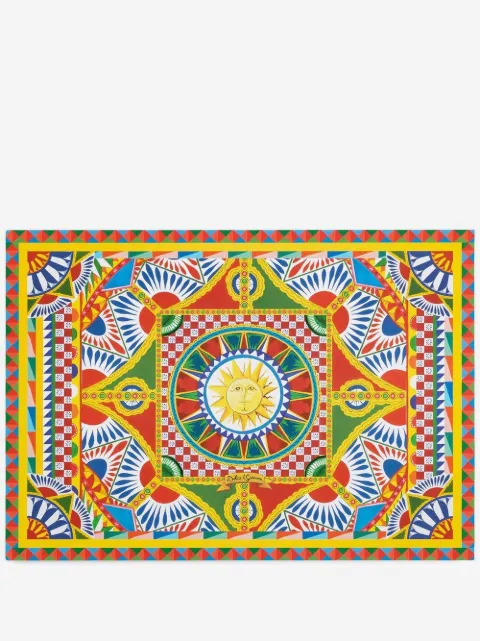 Dolce & Gabbana Tischset mit Carretto-Print