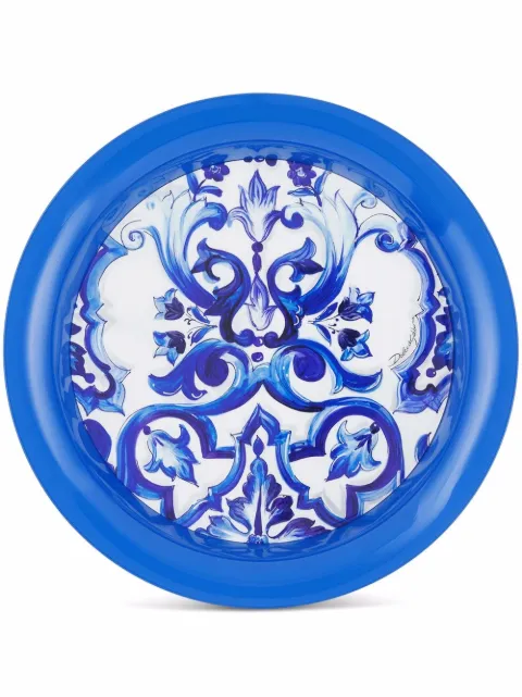 Dolce & Gabbana Mediterranean print tray (42cm)