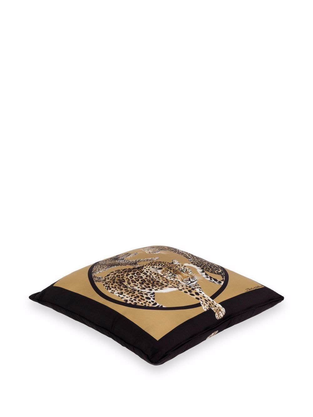 Dolce & Gabbana Kussen met luipaardprint - Bruin
