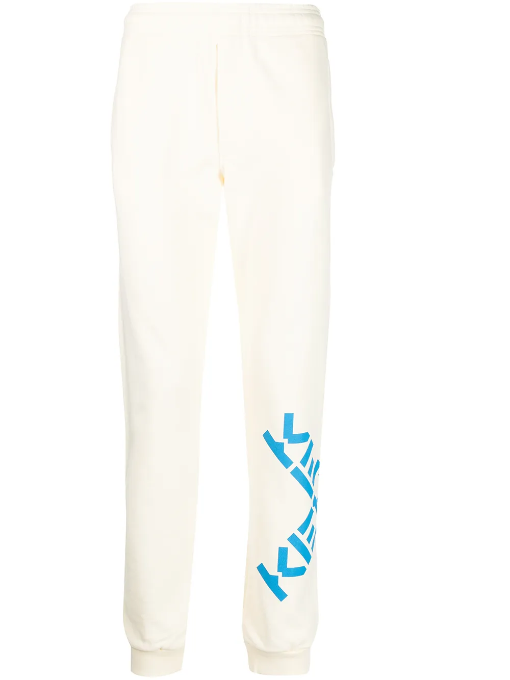 

Kenzo pants con logo estampado - Blanco