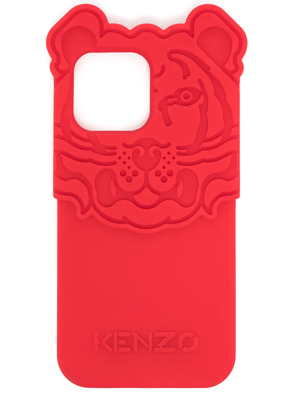 

Kenzo logo embossed iPhone case - Red