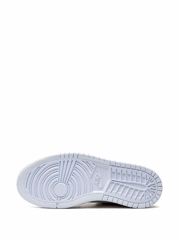 Nike Women's Air Jordan 1 High Zoom CMFT Shoes Grey Royal Pink  DV5575-140 NEW
