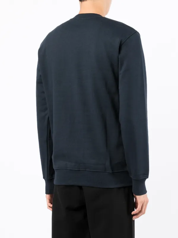 DAILY PAPER 1000144BLACK 関税送料込 Daily Paper logo-print Sweatshirt | Blue | FARFETCH