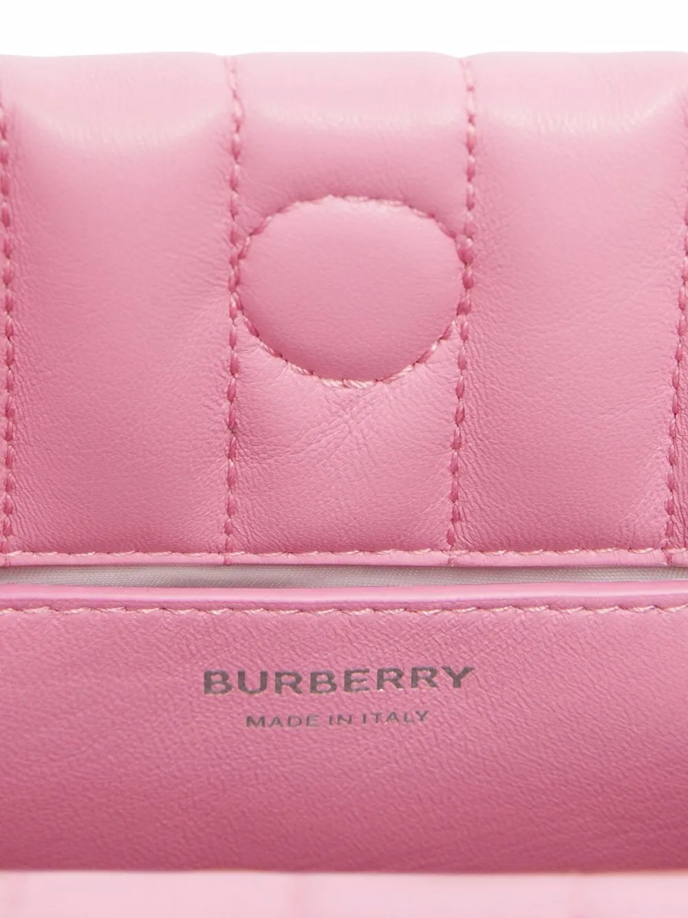 фото Burberry стеганая сумка-ведро lola размера мини