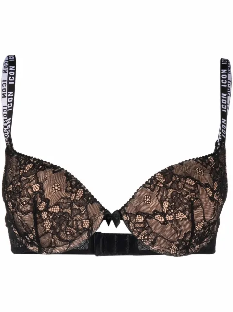 DSQUARED2 Icon-strap lace bra