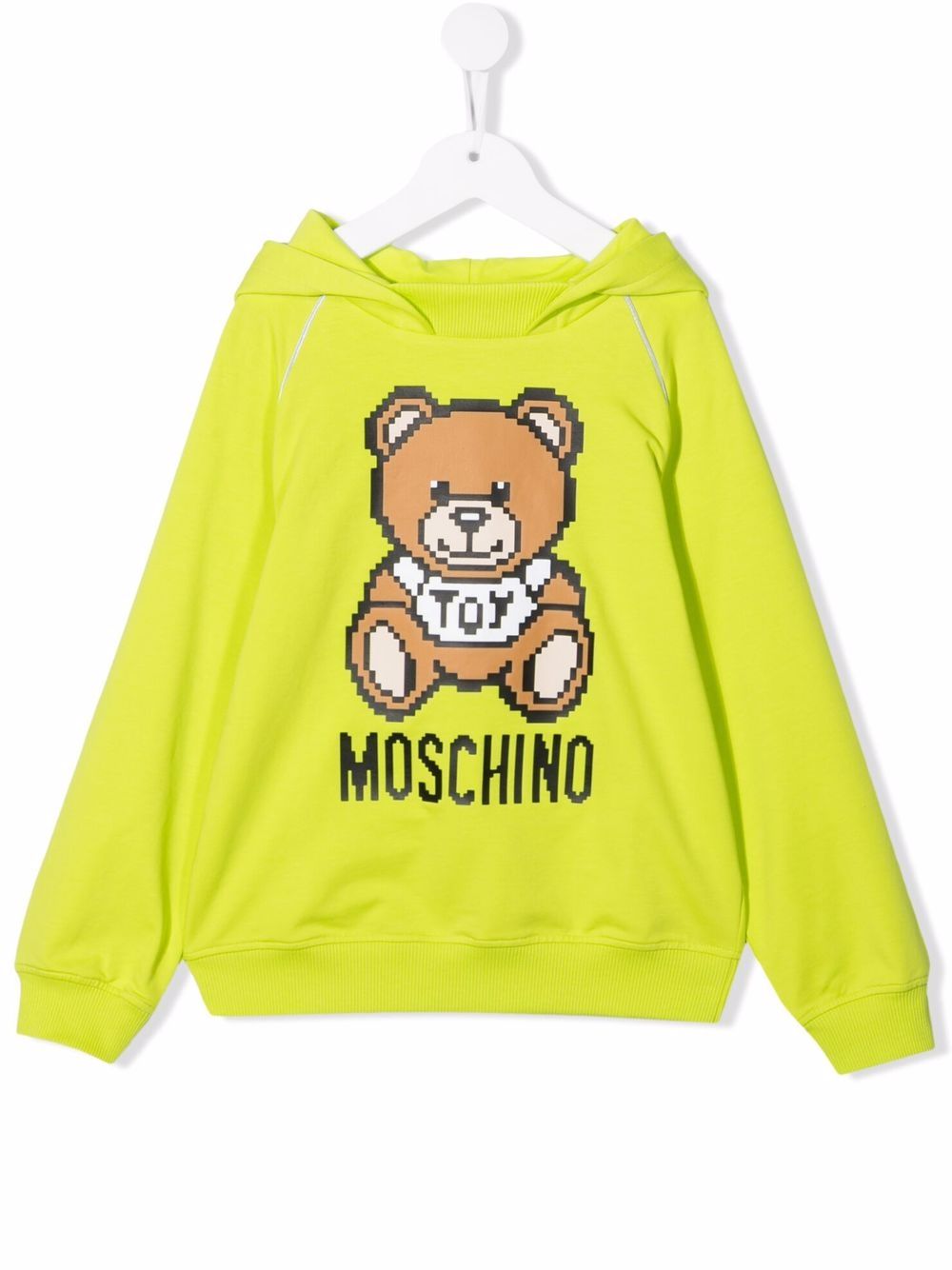 

Moschino Kids hoodie con logo estampado - Verde