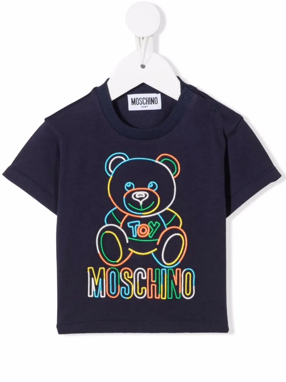 фото Moschino kids футболка teddy bear