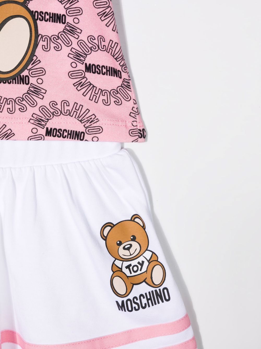 фото Moschino kids юбка с логотипом teddy bear