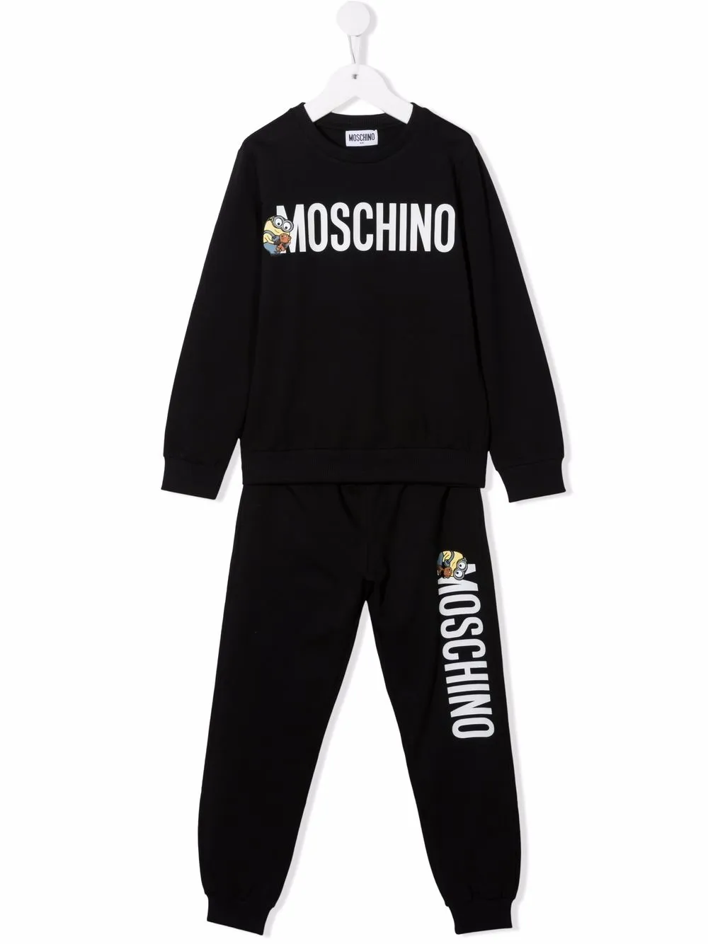 Moschino Kids спортивный костюм с логотипом