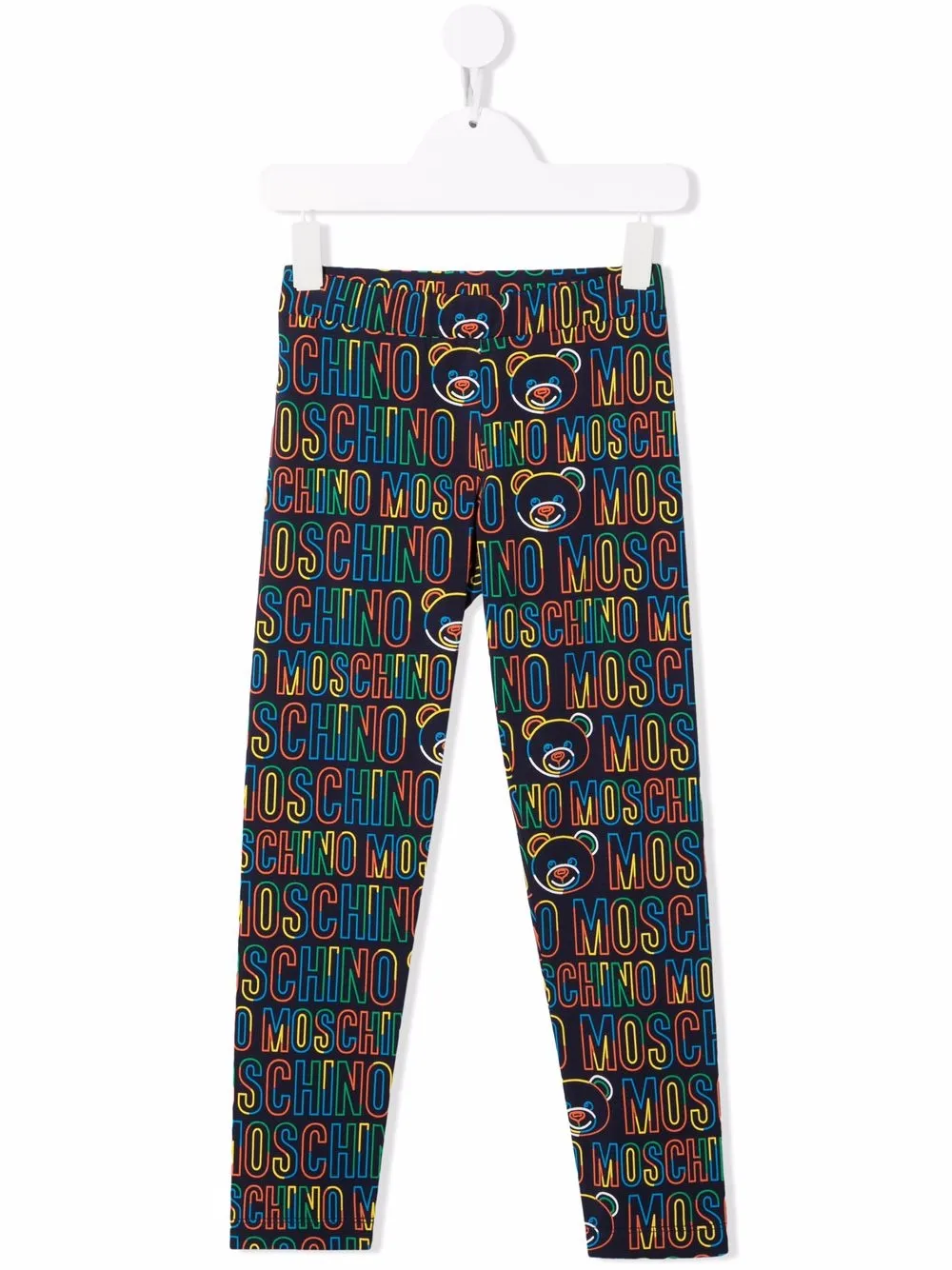 

Moschino Kids leggins con logo estampado - Azul