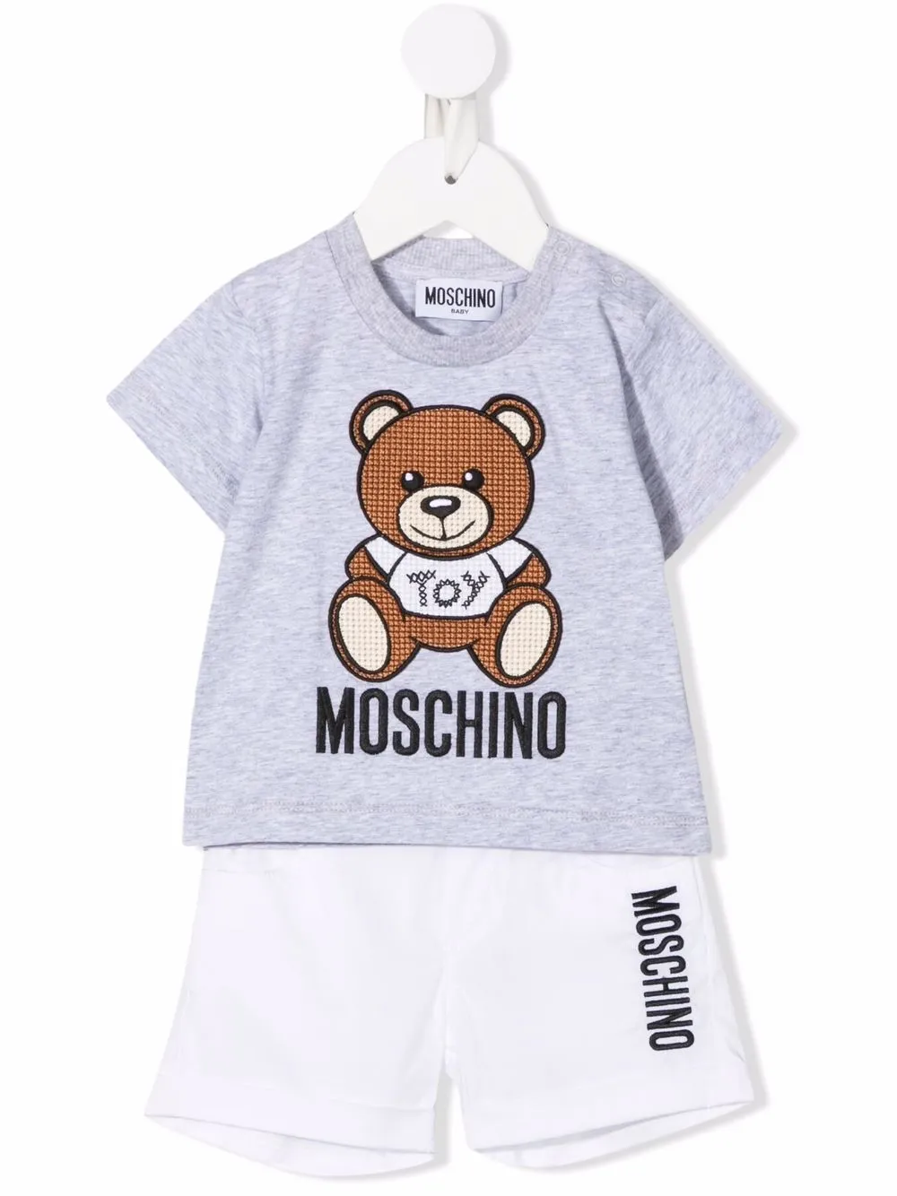 Moschino Kids комплект из футболки и шортов с логотипом