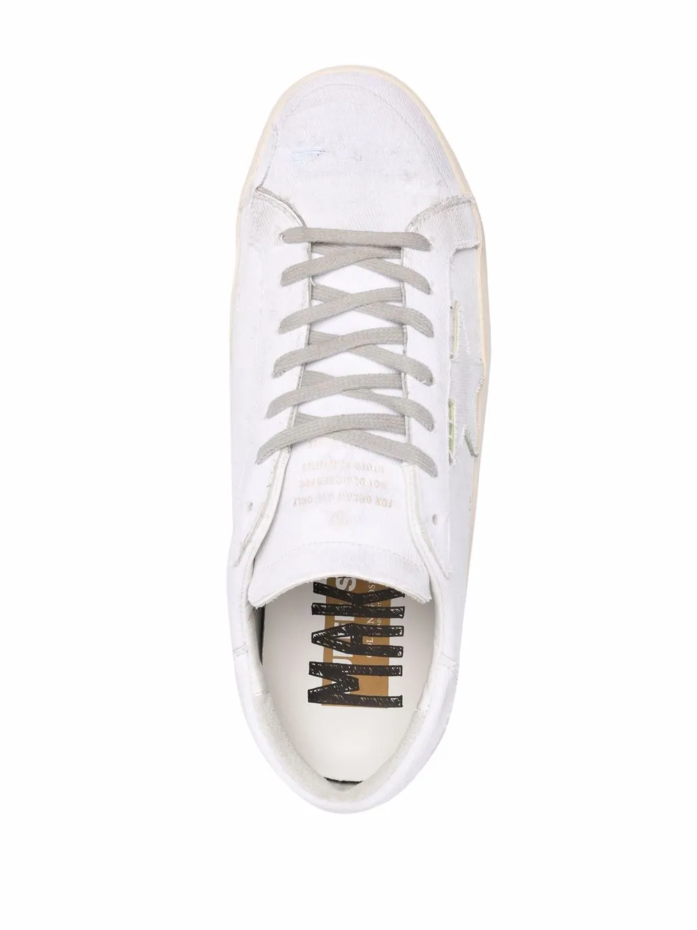 фото Golden goose кеды superstar с эффектом потертости