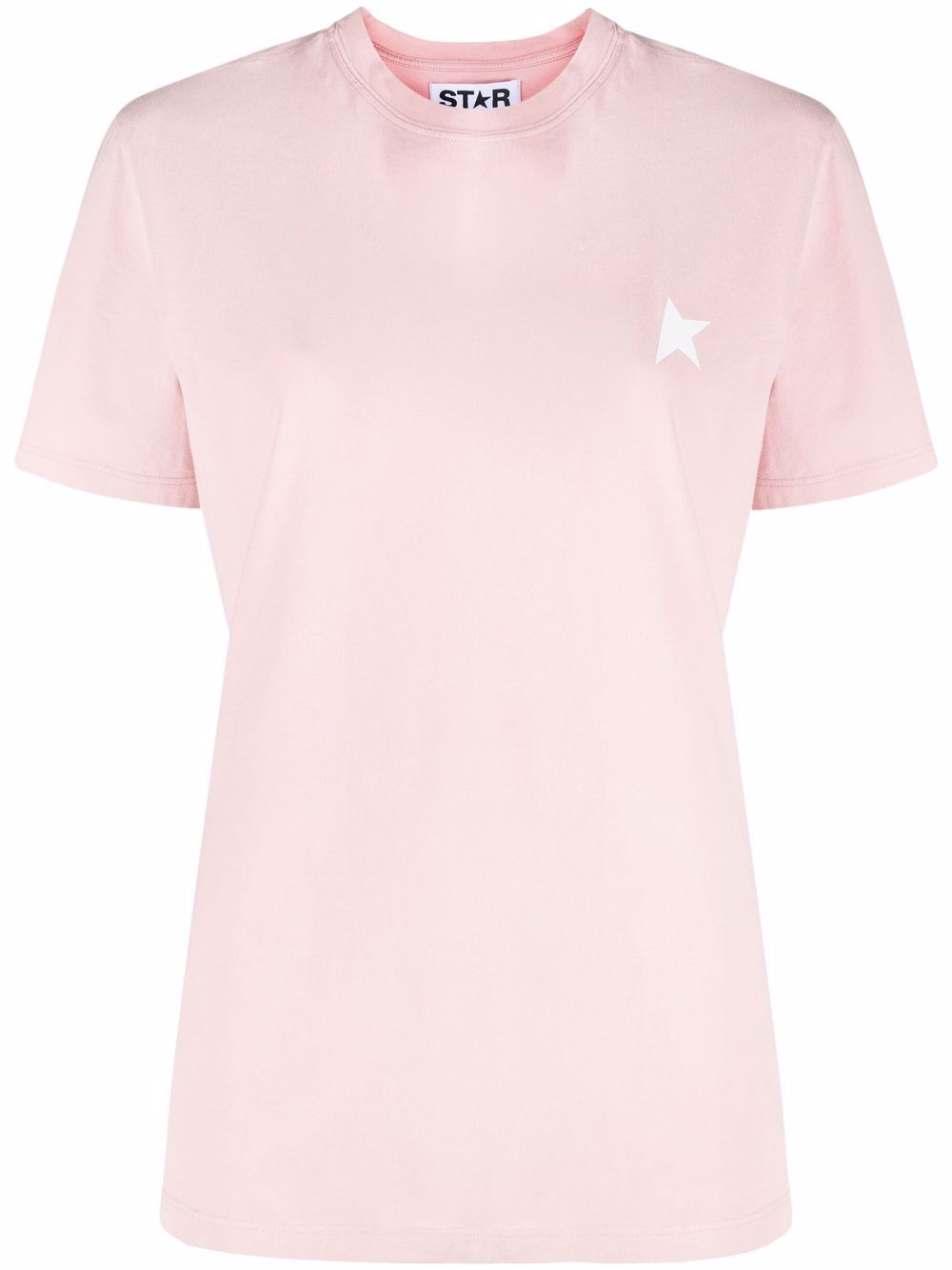 

Golden Goose playera con logo estampado - Rosado