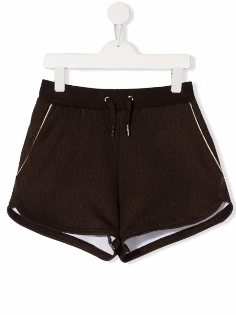 Michael Kors Kids شورت برباط ونقش مونوغرام