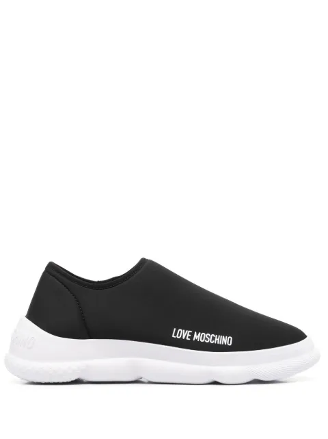 moschino slip ons