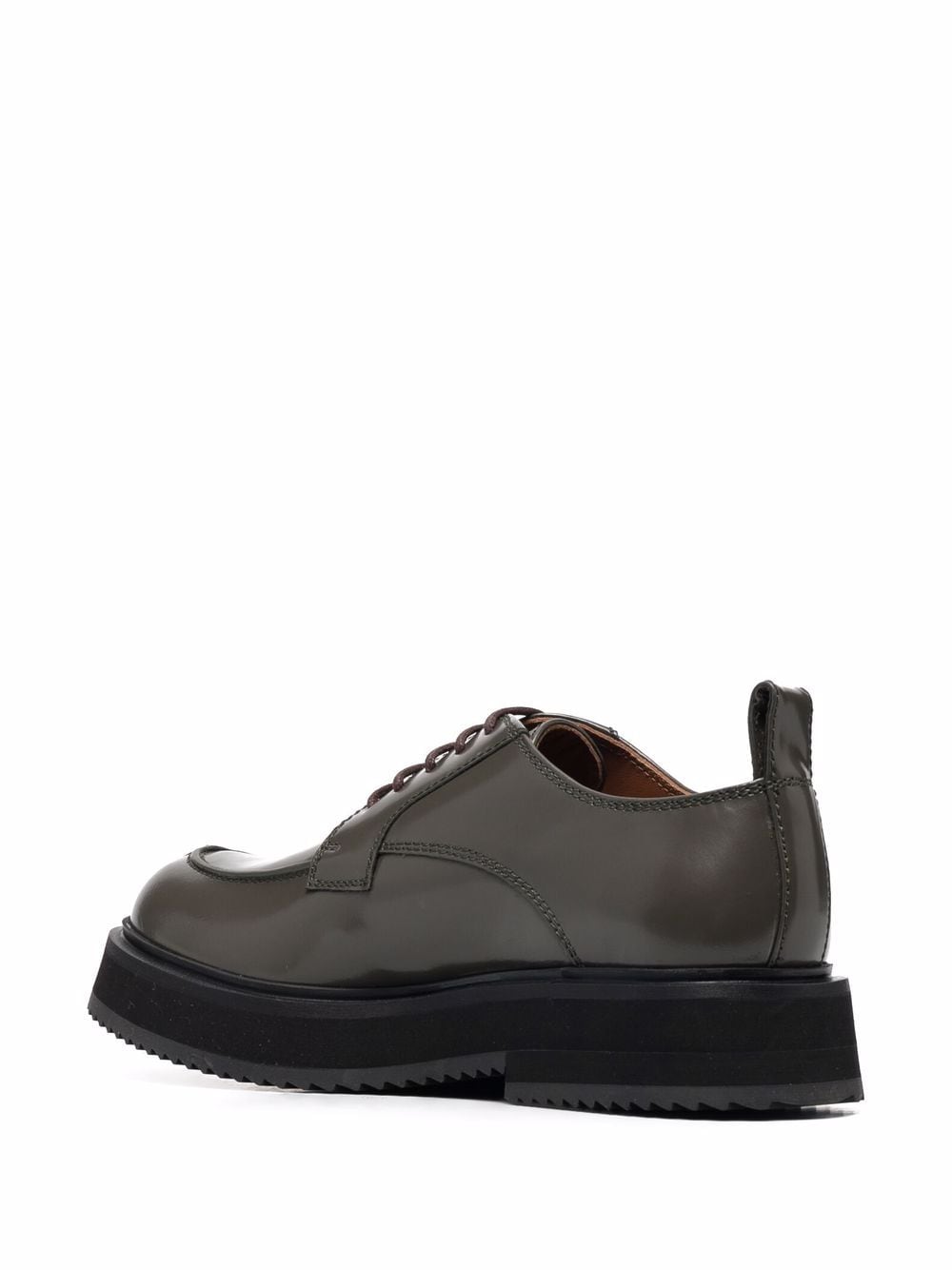 Shop Joseph Lace-up Derby Shoes In Green
