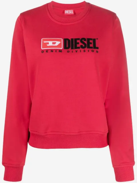 Diesel embroidered-logo crew neck sweatshirt 