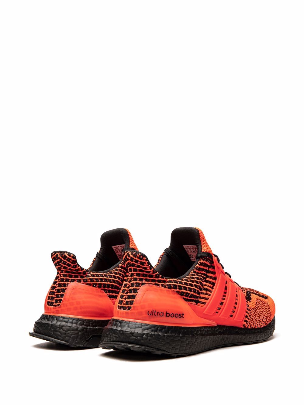 Adidas ultra boost core black solar orange best sale