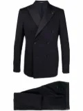 Tagliatore fitted double-breasted suit - Blue
