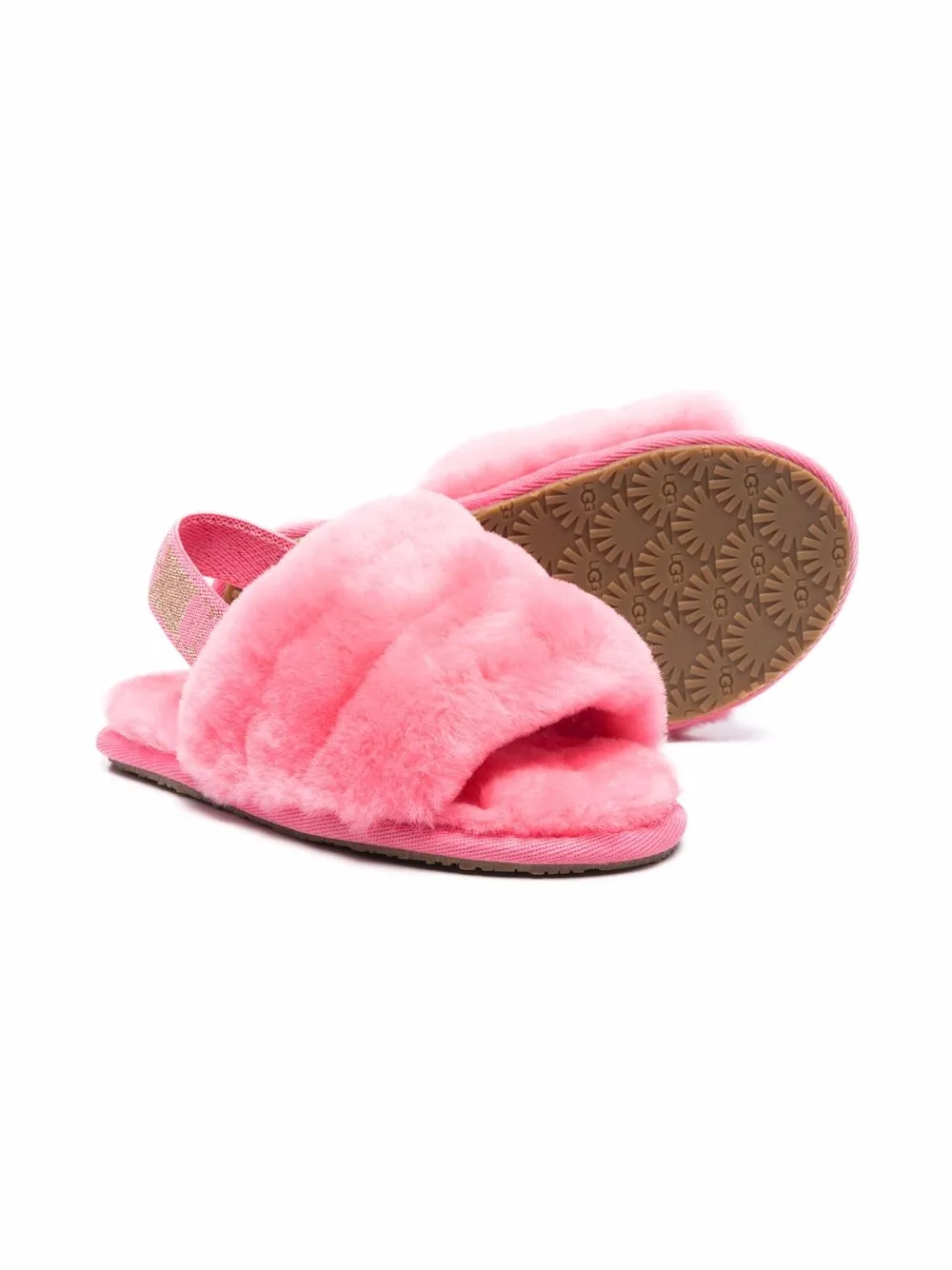 фото Ugg kids сандалии fluff yeah с мехом