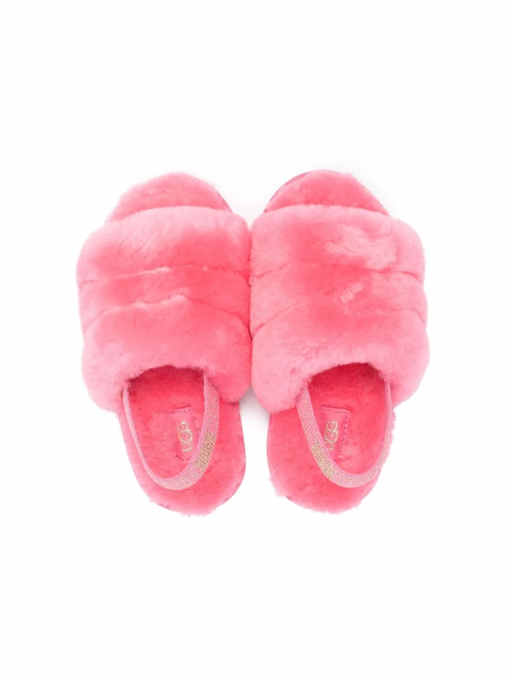 фото Ugg kids сандалии fluff yeah с мехом