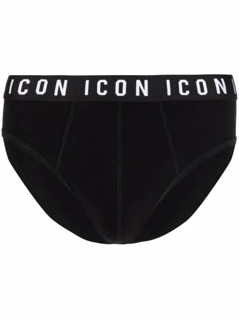 DSQUARED2 bikini bottom con motivo Icon