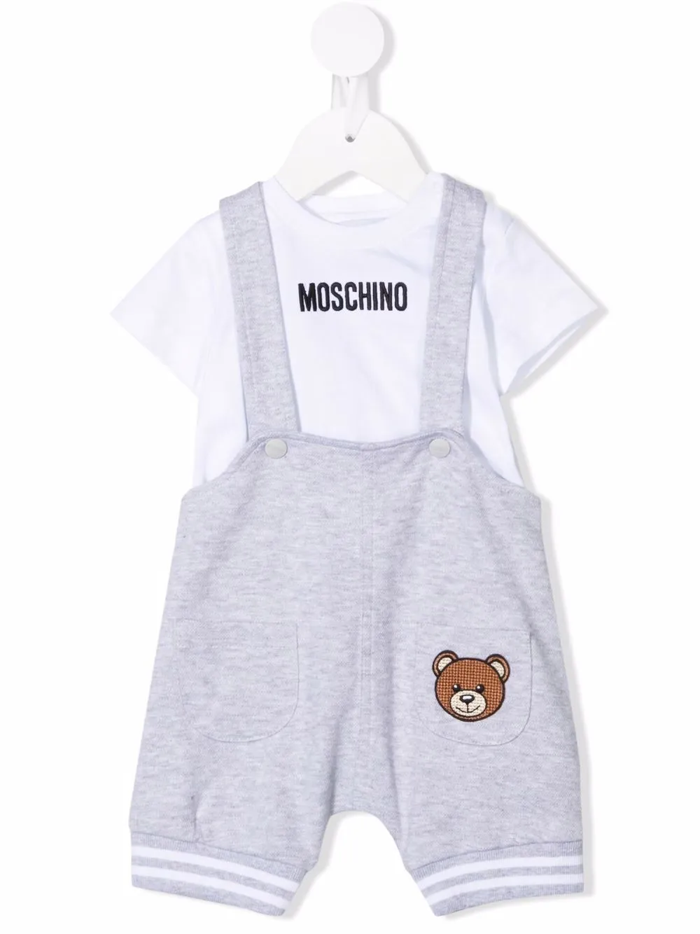 фото Moschino kids комбинезон с логотипом