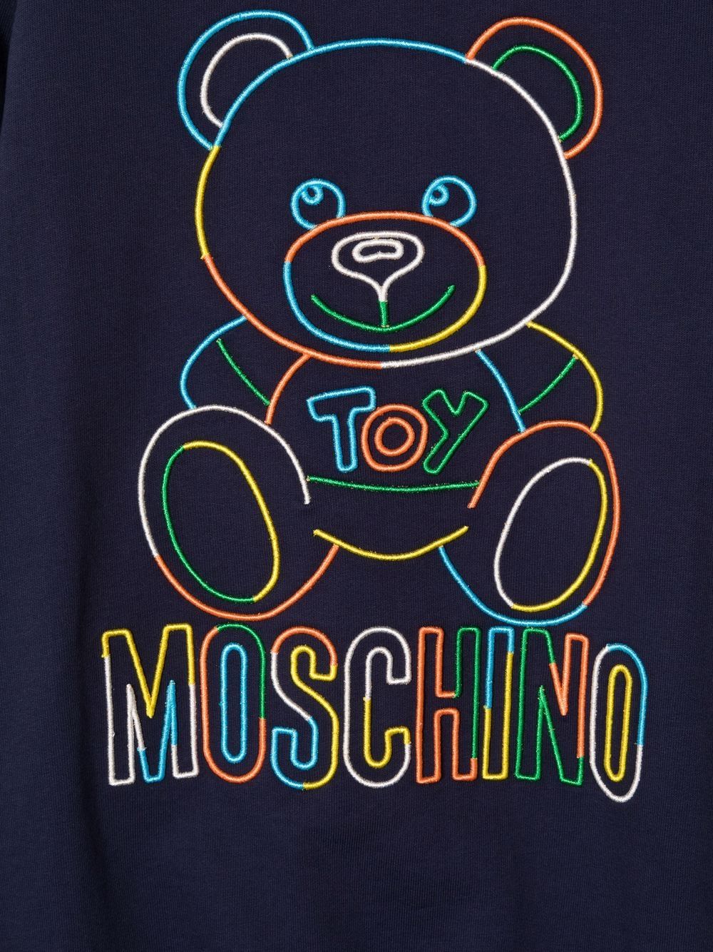 фото Moschino kids толстовка с логотипом