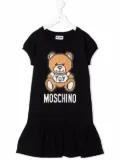 Moschino Kids Toy Bear print dress - Black