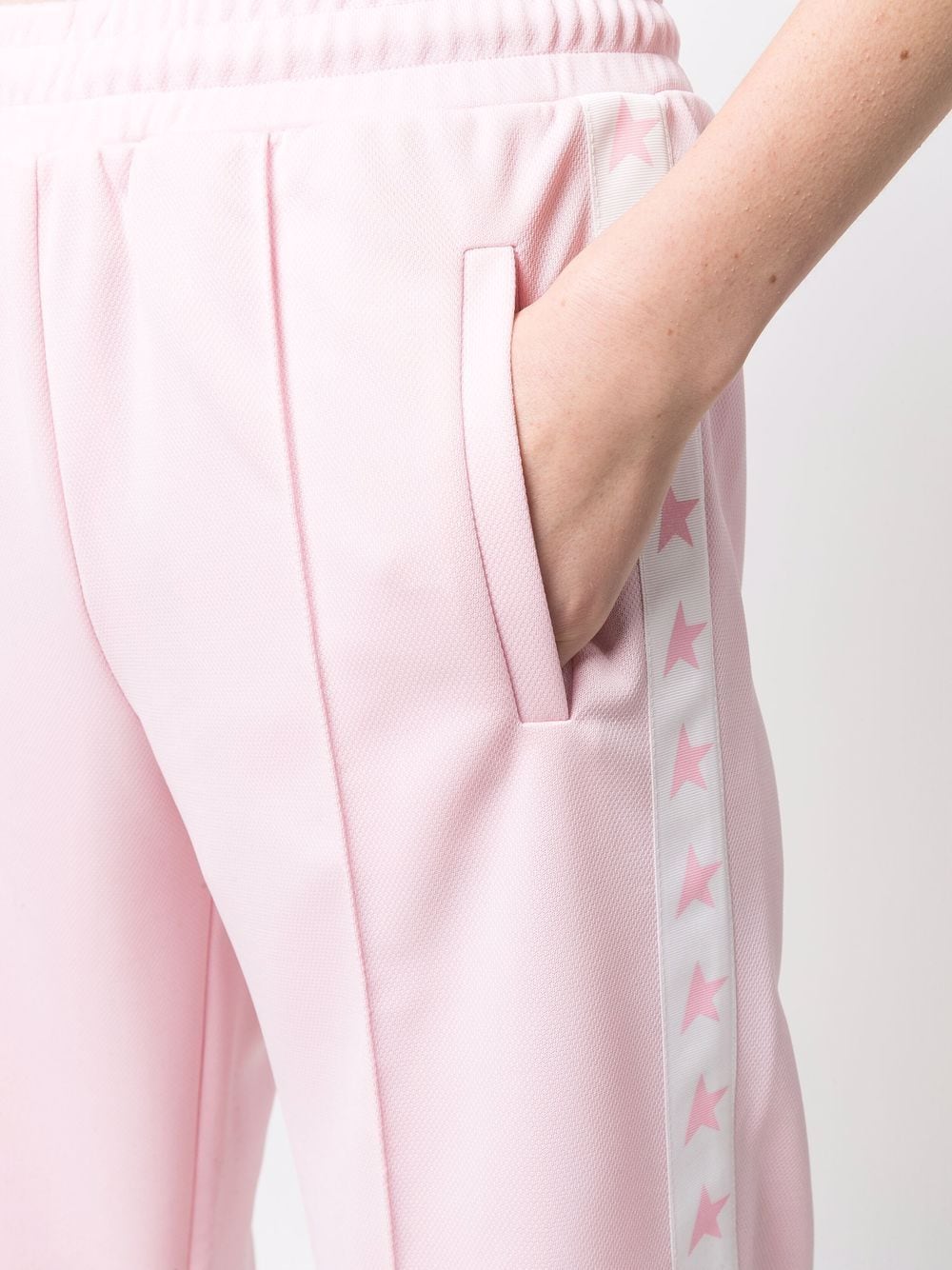 Shop Golden Goose Dorotea Star Collection Track Trousers In Pink