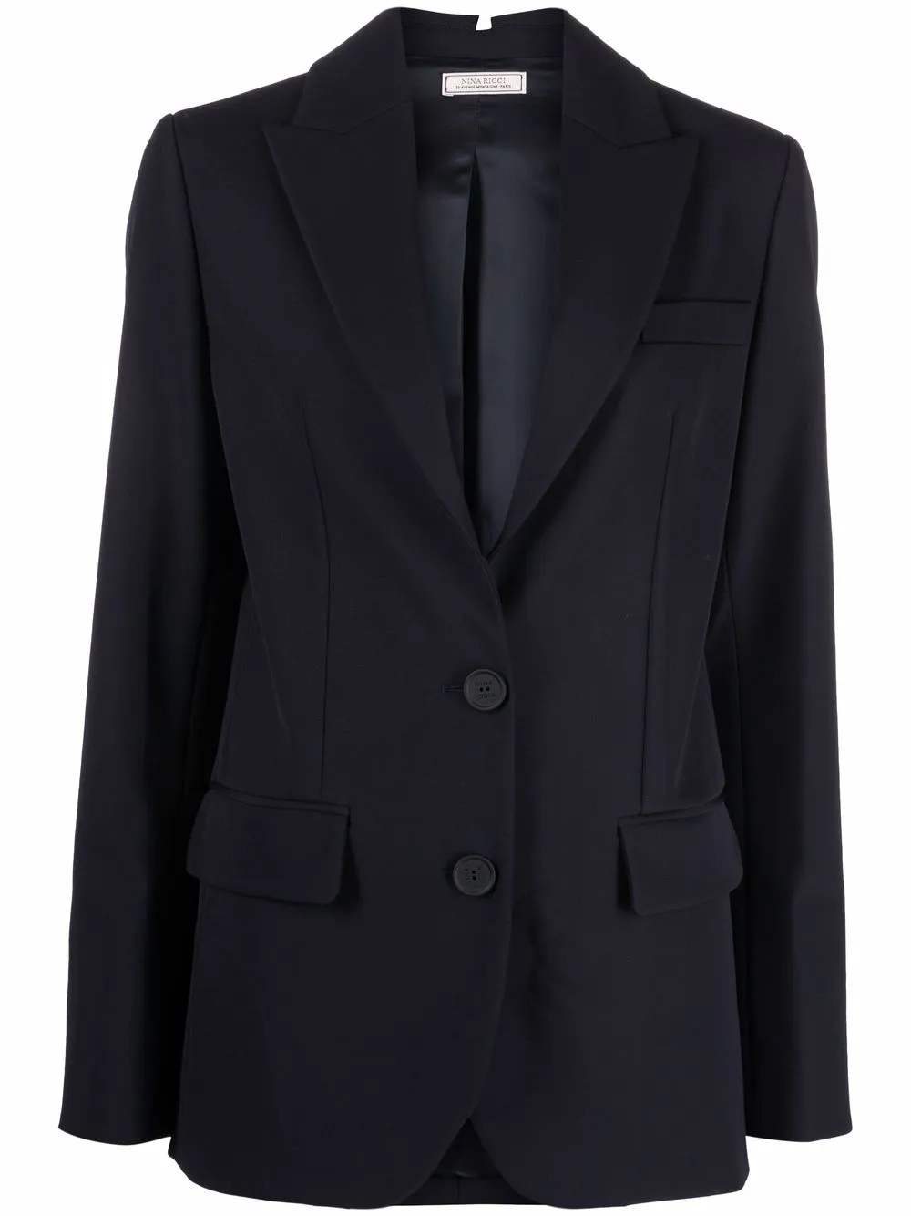 

Nina Ricci blazer tipo gabardina con botones - Azul