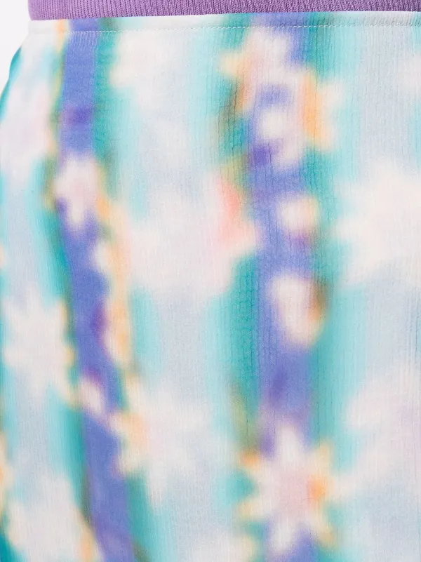 Nina Ricci フローラル マキシスカート | ブルー | FARFETCH JP