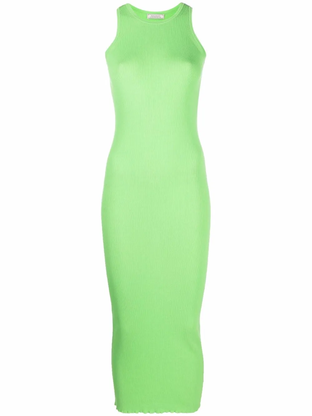 

Nina Ricci vestido tejido de canalé - Verde