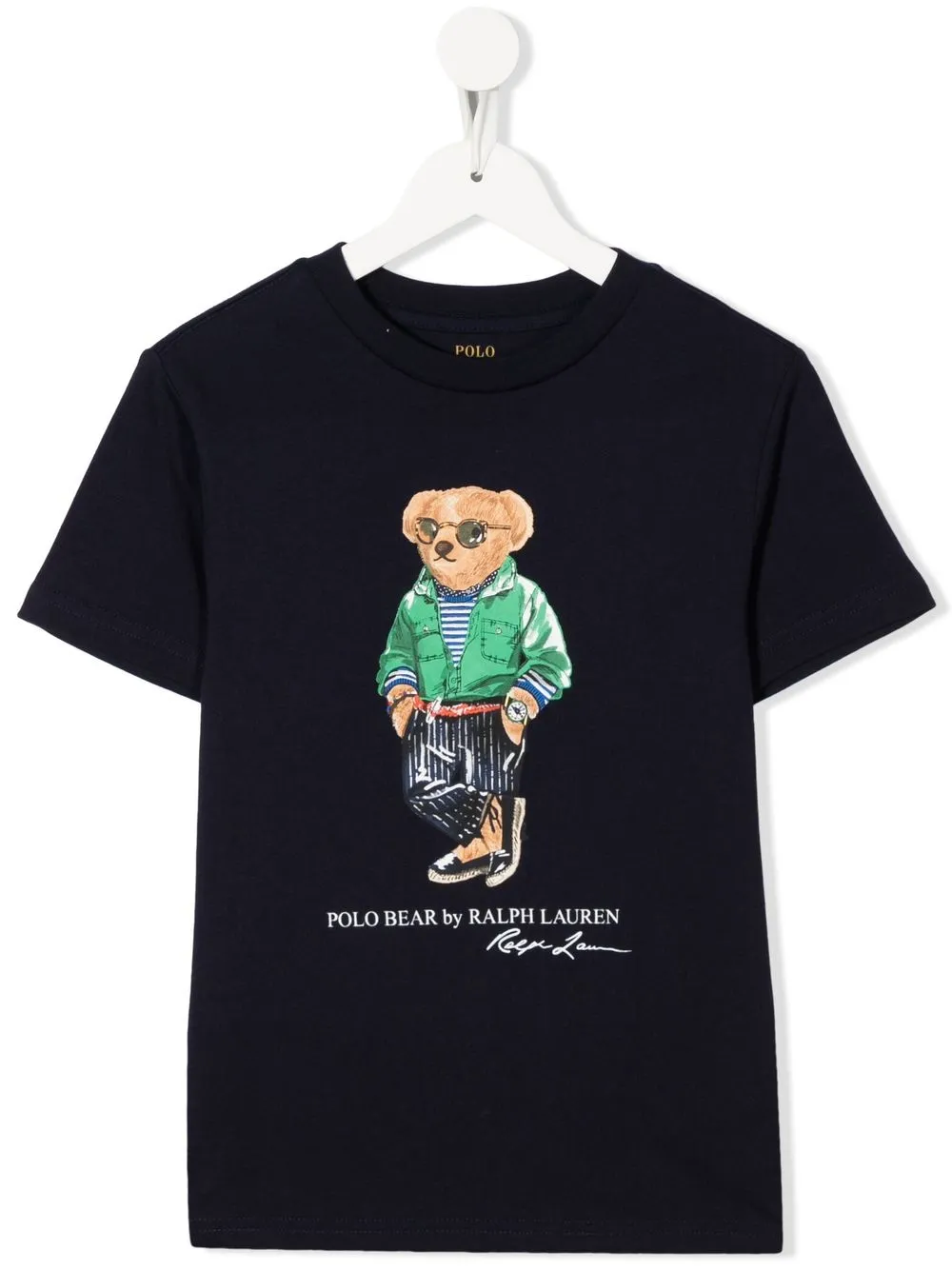 

Ralph Lauren Kids Polo Bear graphic T-shirt - Blue