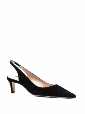 stuart weitzman black suede pumps
