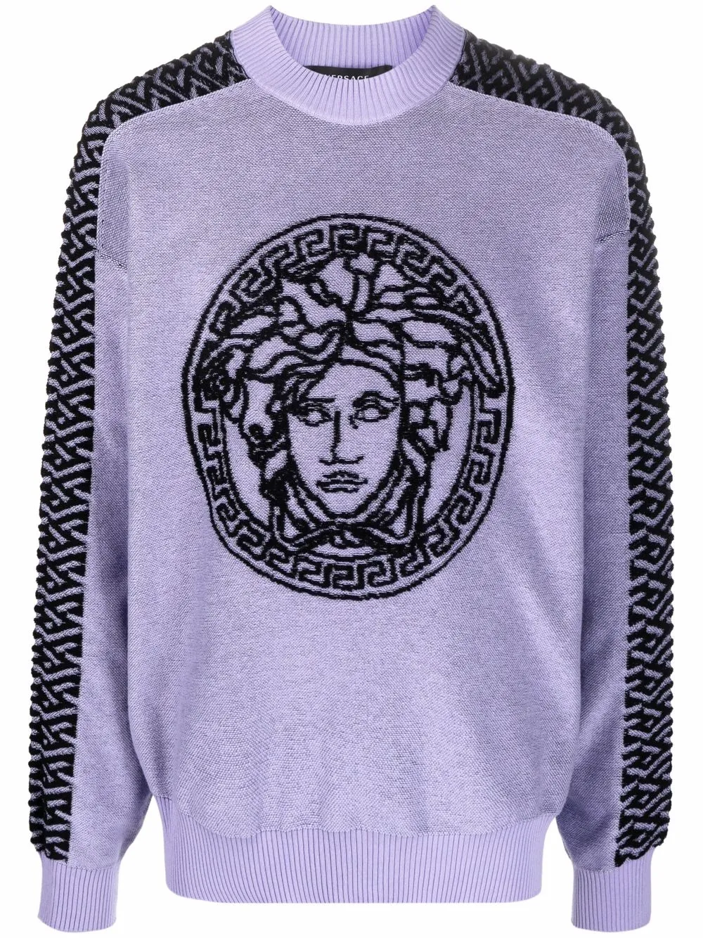 

Versace sudadera con estampado Greca - Morado