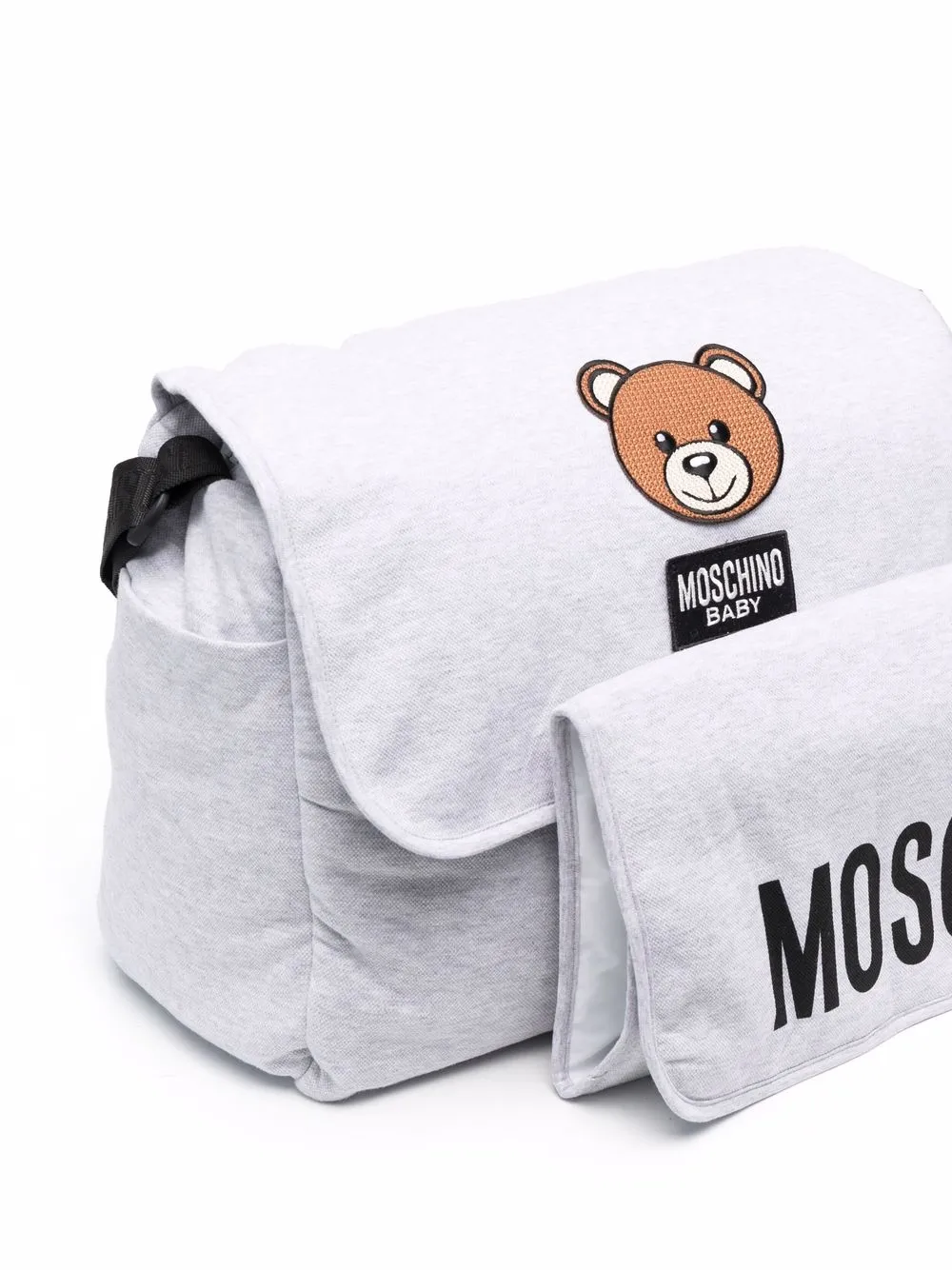 фото Moschino kids пеленальная сумка с нашивкой toy bear