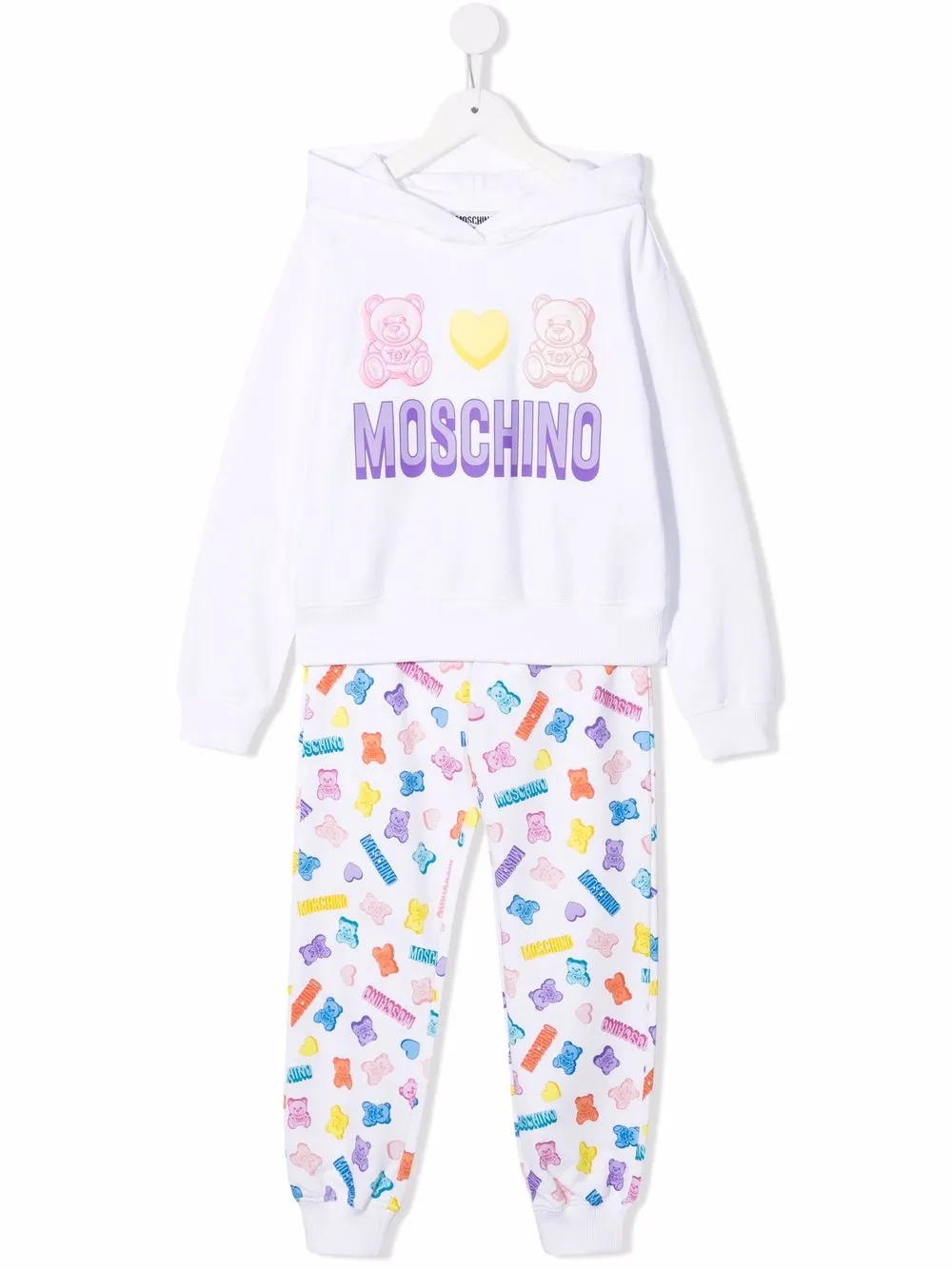 фото Moschino kids спортивный костюм с логотипом