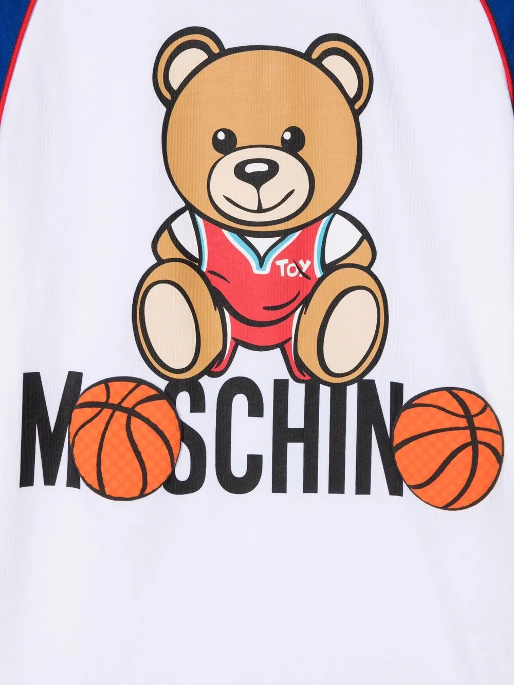 фото Moschino kids футболка с логотипом